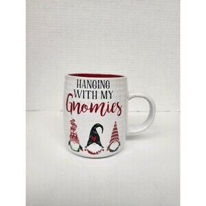 Hanging With My Gnomies Large Coffee Mug  Christmas Fun